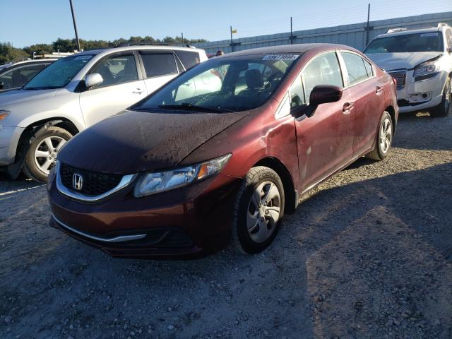 Photo 1 VIN: 19XFB2F57EE073447 - HONDA CIVIC LX 