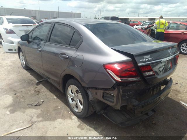 Photo 2 VIN: 19XFB2F57EE086165 - HONDA CIVIC SEDAN 