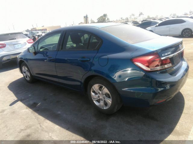 Photo 2 VIN: 19XFB2F57EE260638 - HONDA CIVIC SEDAN 