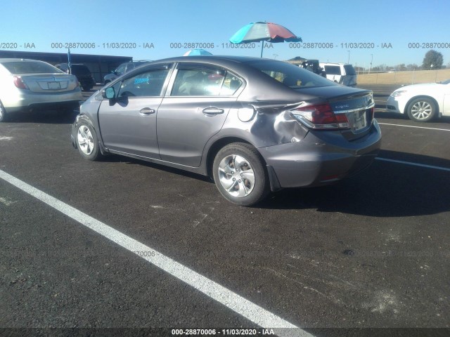 Photo 2 VIN: 19XFB2F57FE065446 - HONDA CIVIC SEDAN 