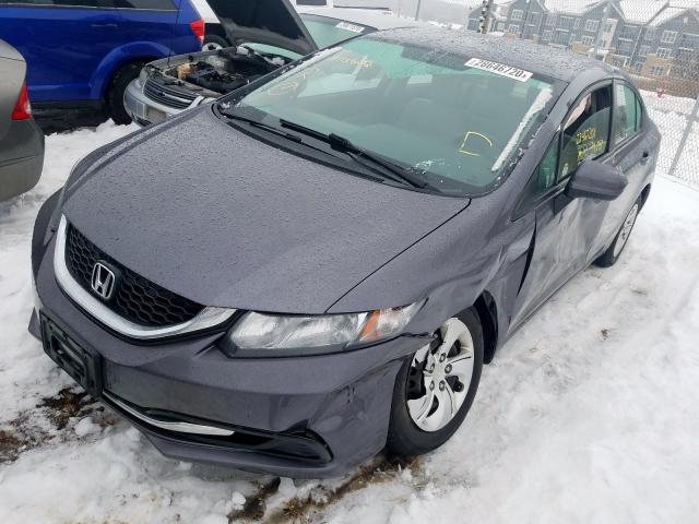 Photo 1 VIN: 19XFB2F57FE076592 - HONDA CIVIC LX 