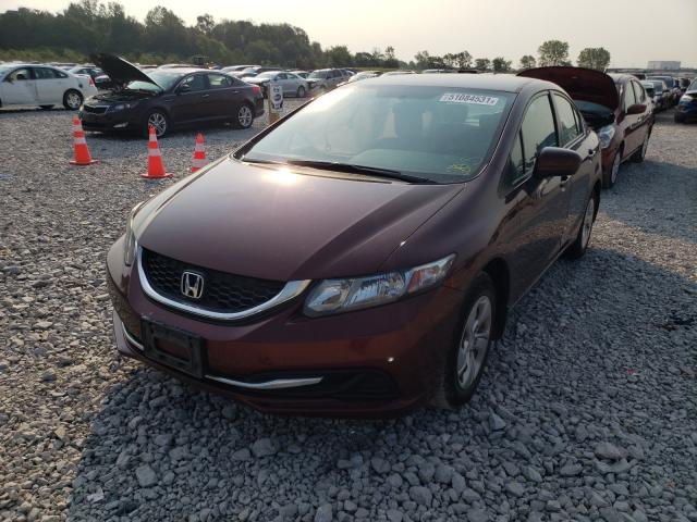 Photo 1 VIN: 19XFB2F57FE097121 - HONDA CIVIC LX 