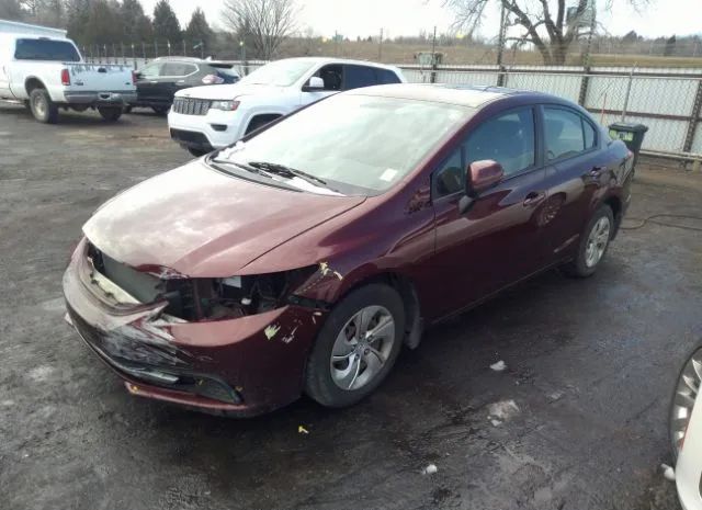 Photo 1 VIN: 19XFB2F57FE116122 - HONDA CIVIC SEDAN 