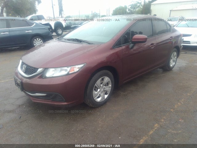 Photo 1 VIN: 19XFB2F57FE211053 - HONDA CIVIC SEDAN 