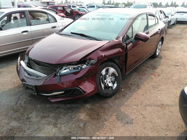 Photo 1 VIN: 19XFB2F57FE257885 - HONDA CIVIC SEDAN 