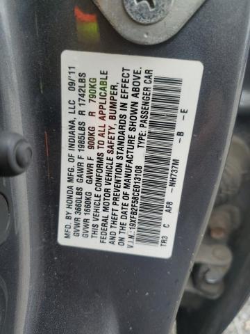 Photo 11 VIN: 19XFB2F58CE013108 - HONDA CIVIC LX 