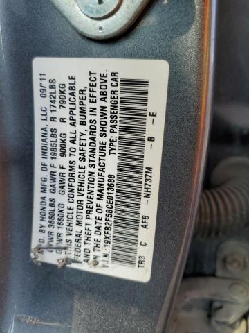 Photo 11 VIN: 19XFB2F58CE013688 - HONDA CIVIC LX 