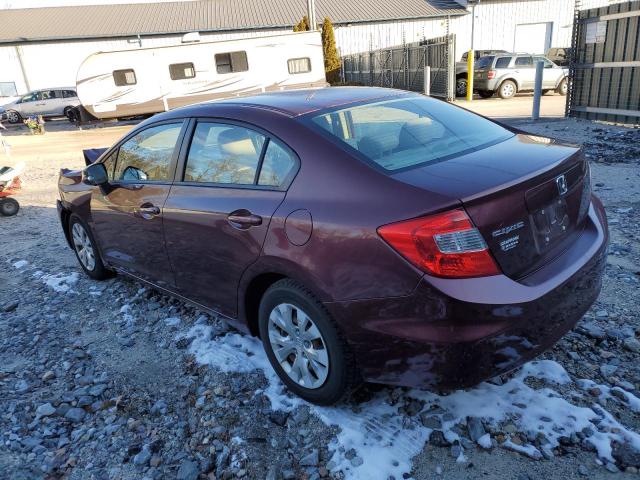 Photo 1 VIN: 19XFB2F58CE046884 - HONDA CIVIC LX 