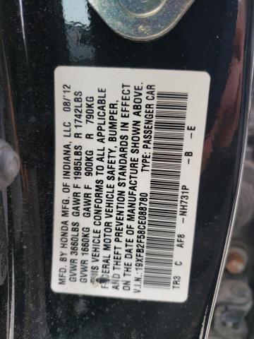 Photo 11 VIN: 19XFB2F58CE088780 - HONDA CIVIC LX 