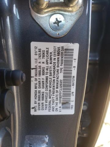 Photo 11 VIN: 19XFB2F58CE326322 - HONDA CIVIC LX 