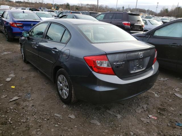 Photo 2 VIN: 19XFB2F58CE339393 - HONDA CIVIC LX 