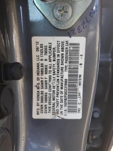 Photo 11 VIN: 19XFB2F58CE378968 - HONDA CIVIC 