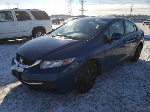 Photo 1 VIN: 19XFB2F58DE036261 - HONDA CIVIC LX 