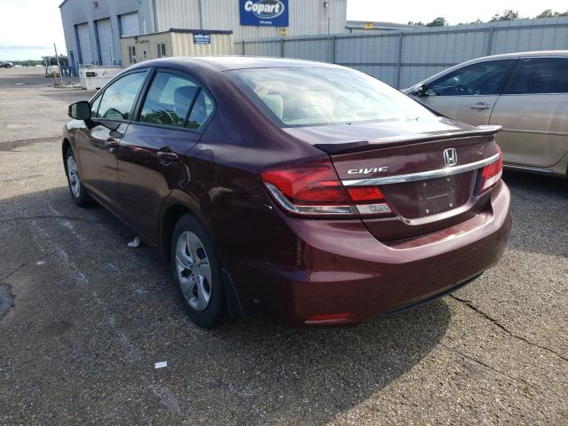 Photo 2 VIN: 19XFB2F58DE038320 - HONDA CIVIC LX 