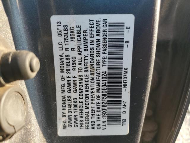 Photo 11 VIN: 19XFB2F58DE041024 - HONDA CIVIC LX 