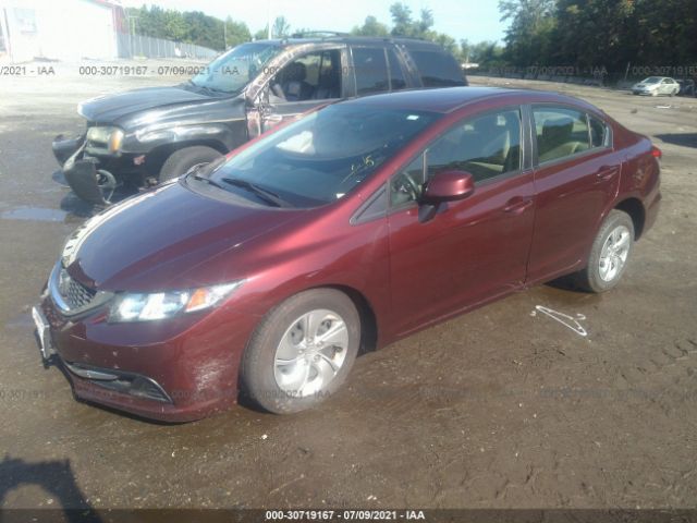 Photo 1 VIN: 19XFB2F58DE098355 - HONDA CIVIC SDN 