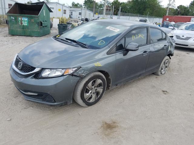 Photo 1 VIN: 19XFB2F58DE100413 - HONDA CIVIC LX 