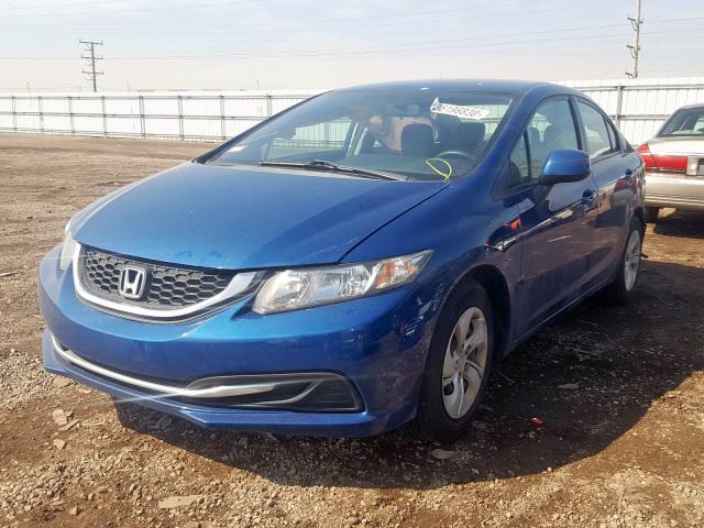 Photo 1 VIN: 19XFB2F58DE257553 - HONDA CIVIC LX 