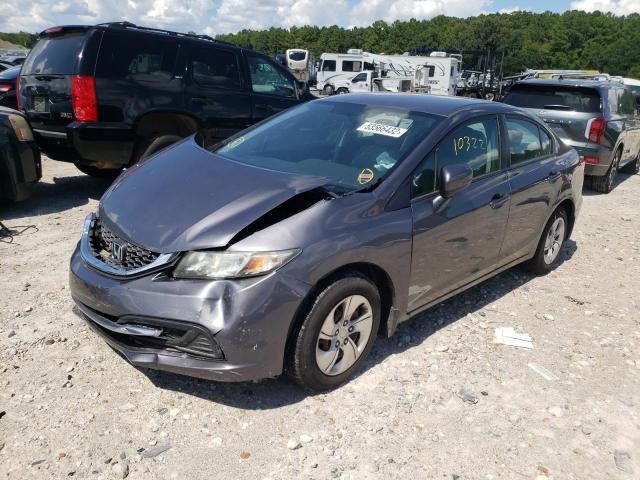 Photo 1 VIN: 19XFB2F58EE052350 - HONDA CIVIC LX 