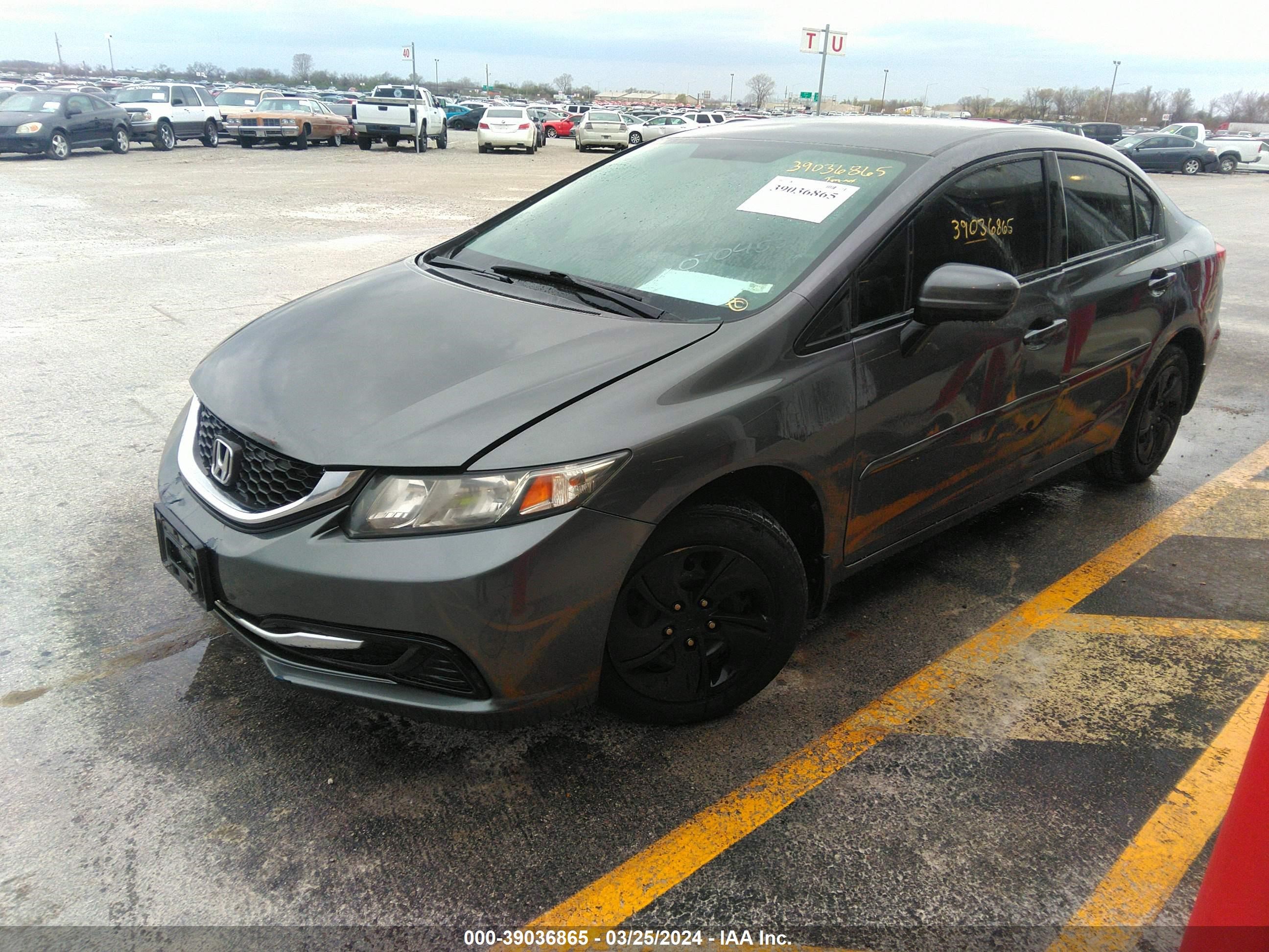 Photo 1 VIN: 19XFB2F58EE070458 - HONDA CIVIC 