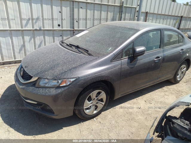 Photo 1 VIN: 19XFB2F58EE077877 - HONDA CIVIC SEDAN 