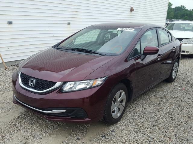 Photo 1 VIN: 19XFB2F58EE208967 - HONDA CIVIC LX 