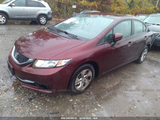 Photo 1 VIN: 19XFB2F58EE237403 - HONDA CIVIC SEDAN 