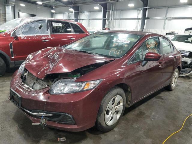 Photo 1 VIN: 19XFB2F58FE041009 - HONDA CIVIC LX 