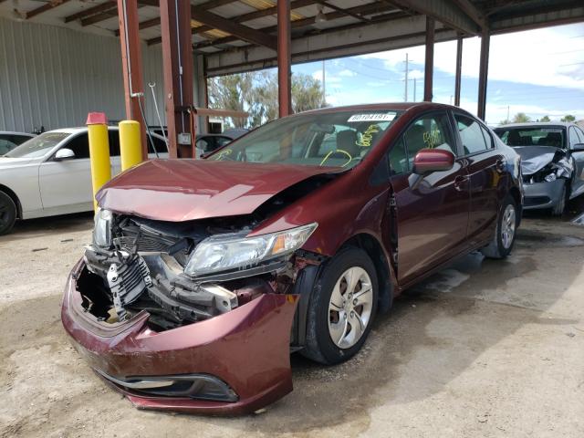 Photo 1 VIN: 19XFB2F58FE053614 - HONDA CIVIC LX 