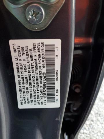 Photo 9 VIN: 19XFB2F58FE106229 - HONDA CIVIC LX 