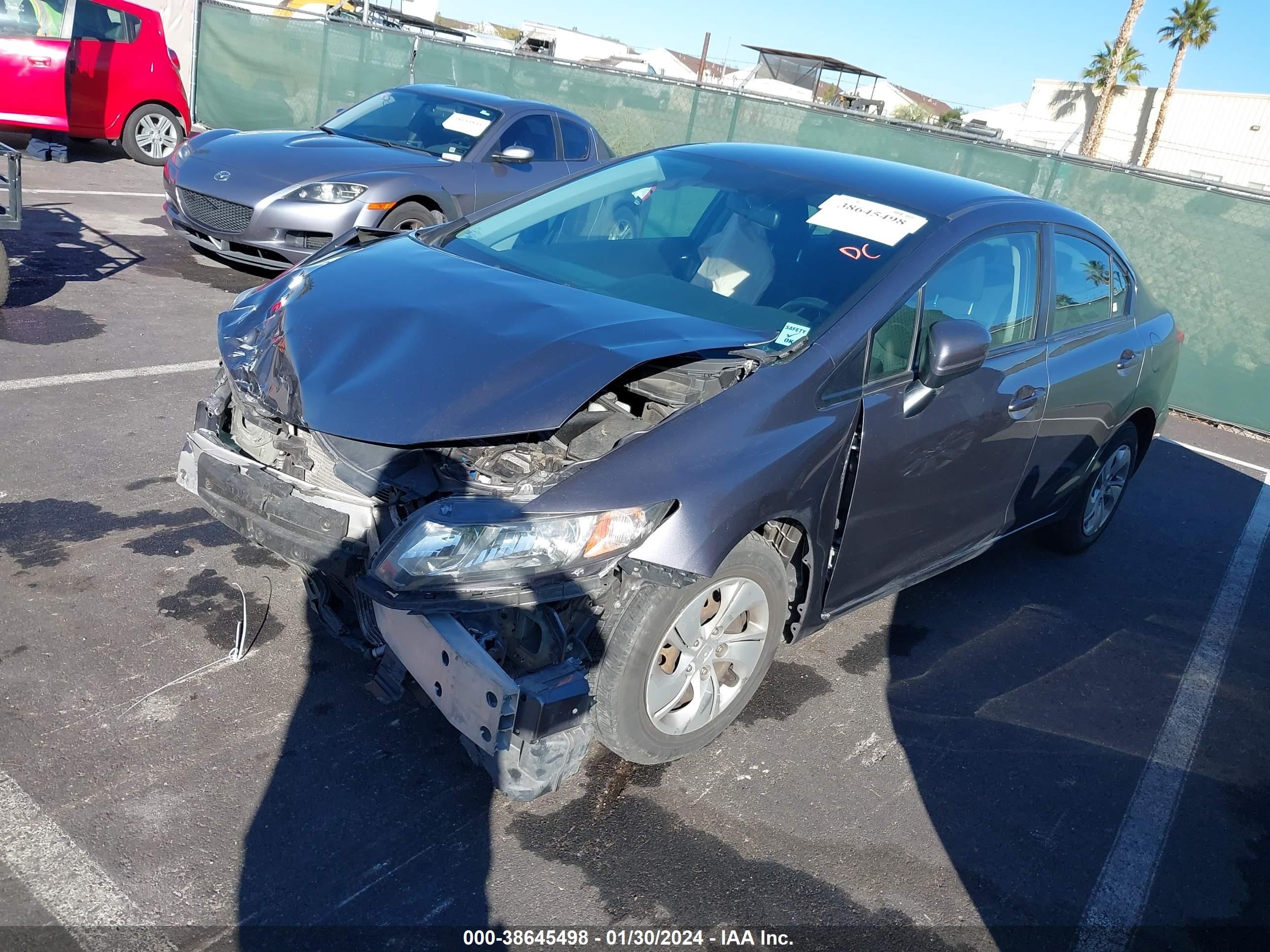 Photo 1 VIN: 19XFB2F58FE236592 - HONDA CIVIC 