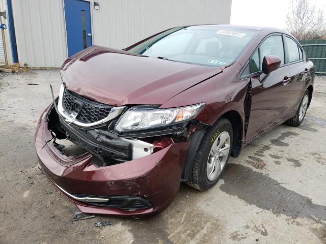 Photo 1 VIN: 19XFB2F58FE259015 - HONDA CIVIC LX 