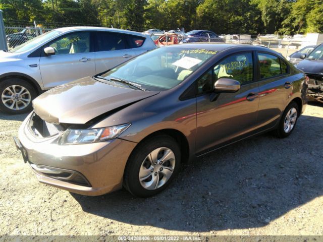 Photo 1 VIN: 19XFB2F58FE267843 - HONDA CIVIC SEDAN 