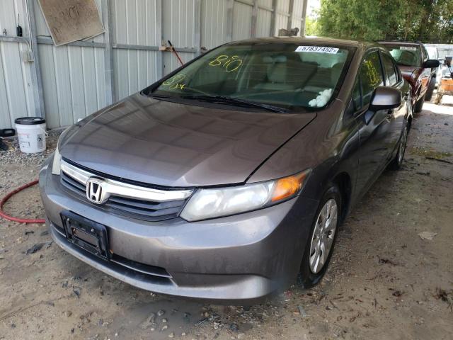 Photo 1 VIN: 19XFB2F59CE080350 - HONDA CIVIC LX 