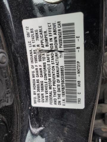 Photo 11 VIN: 19XFB2F59CE088853 - HONDA CIVIC LX 