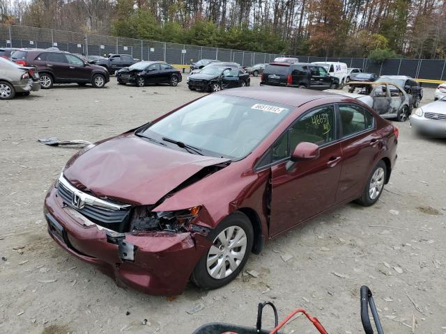 Photo 1 VIN: 19XFB2F59CE371267 - HONDA CIVIC LX 