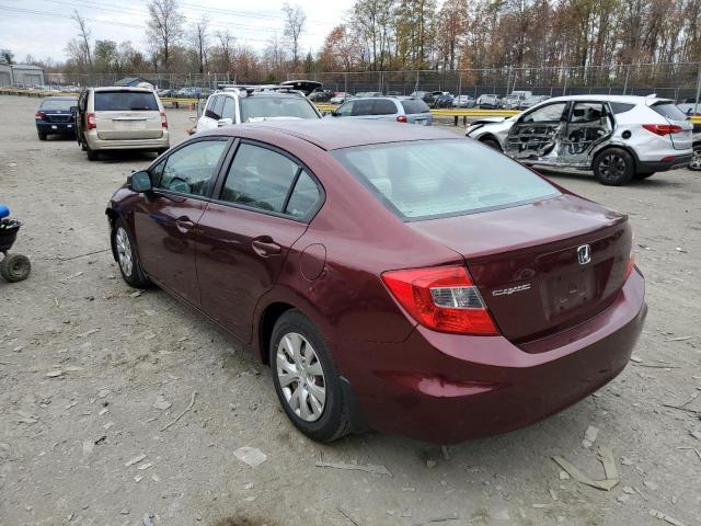 Photo 2 VIN: 19XFB2F59CE371267 - HONDA CIVIC LX 