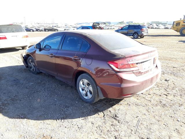 Photo 2 VIN: 19XFB2F59DE007769 - HONDA CIVIC LX 