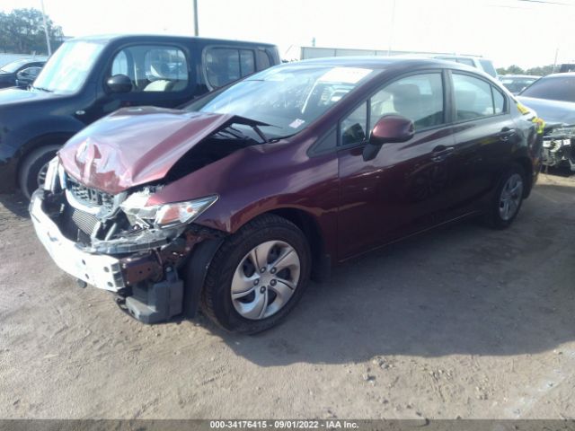 Photo 1 VIN: 19XFB2F59DE069687 - HONDA CIVIC SDN 