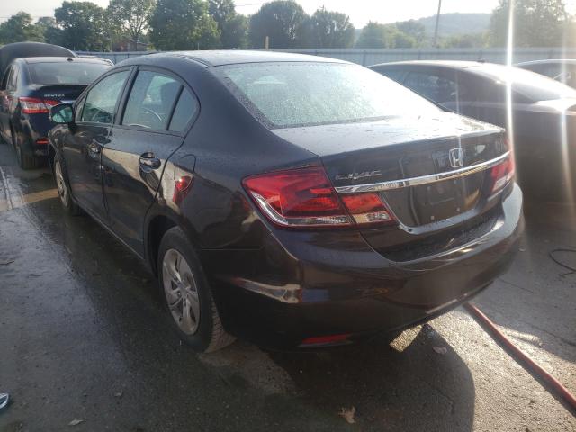 Photo 2 VIN: 19XFB2F59DE074968 - HONDA CIVIC LX 