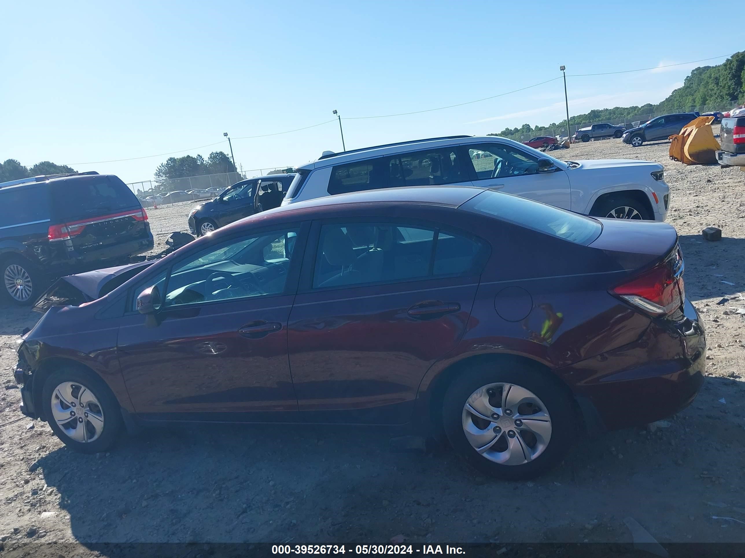 Photo 14 VIN: 19XFB2F59DE077563 - HONDA CIVIC 