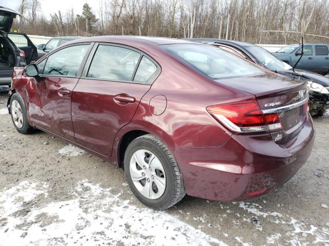 Photo 1 VIN: 19XFB2F59DE216266 - HONDA CIVIC LX 