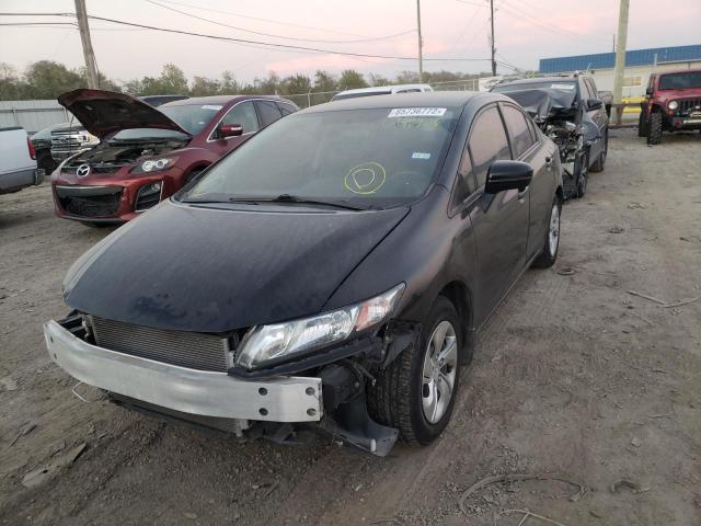 Photo 1 VIN: 19XFB2F59EE044466 - HONDA CIVIC LX 