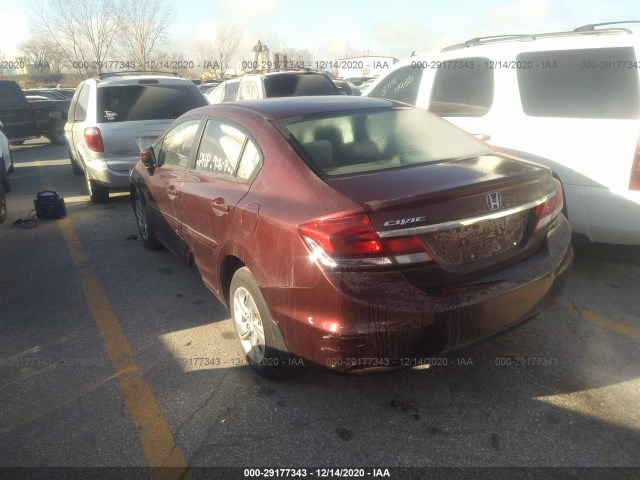 Photo 2 VIN: 19XFB2F59EE063325 - HONDA CIVIC SEDAN 