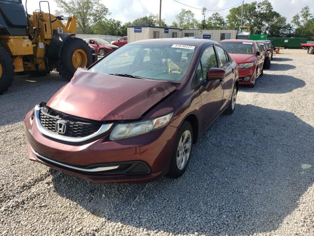 Photo 1 VIN: 19XFB2F59EE077709 - HONDA CIVIC LX 