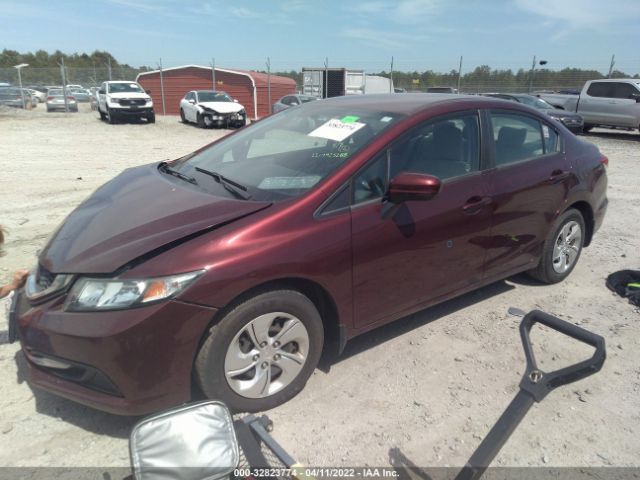 Photo 1 VIN: 19XFB2F59EE208265 - HONDA CIVIC SEDAN 