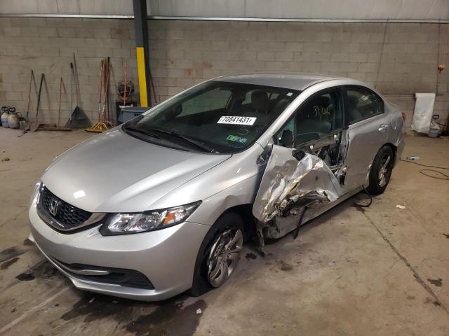 Photo 1 VIN: 19XFB2F59EE222862 - HONDA CIVIC LX 