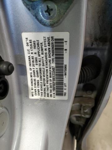 Photo 11 VIN: 19XFB2F59EE233487 - HONDA CIVIC LX 