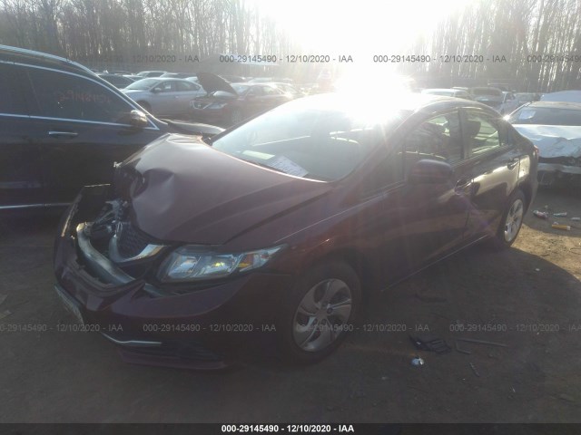 Photo 1 VIN: 19XFB2F59EE244845 - HONDA CIVIC SEDAN 