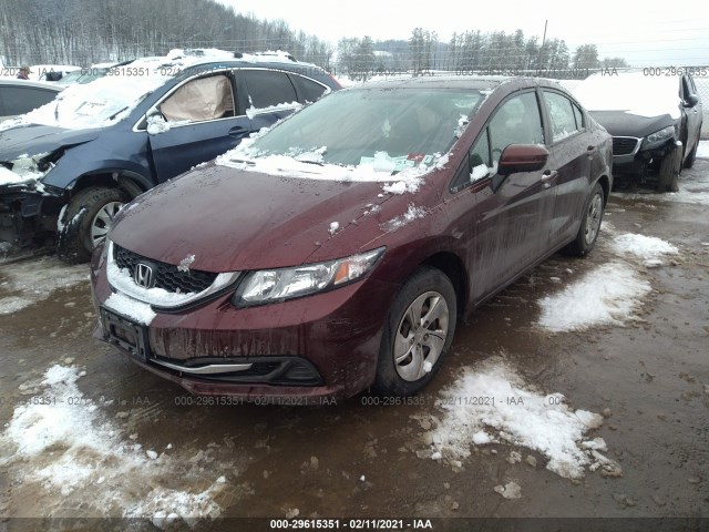 Photo 1 VIN: 19XFB2F59EE254596 - HONDA CIVIC SEDAN 